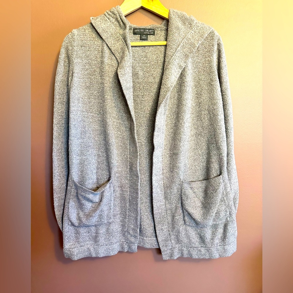 Barefoot Dreams Womens Cozy Chic Lite Sweater Cardigan